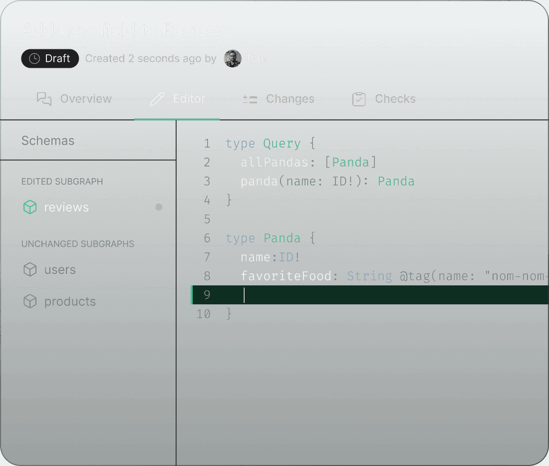 Design, discuss and govern your GraphQL schema.